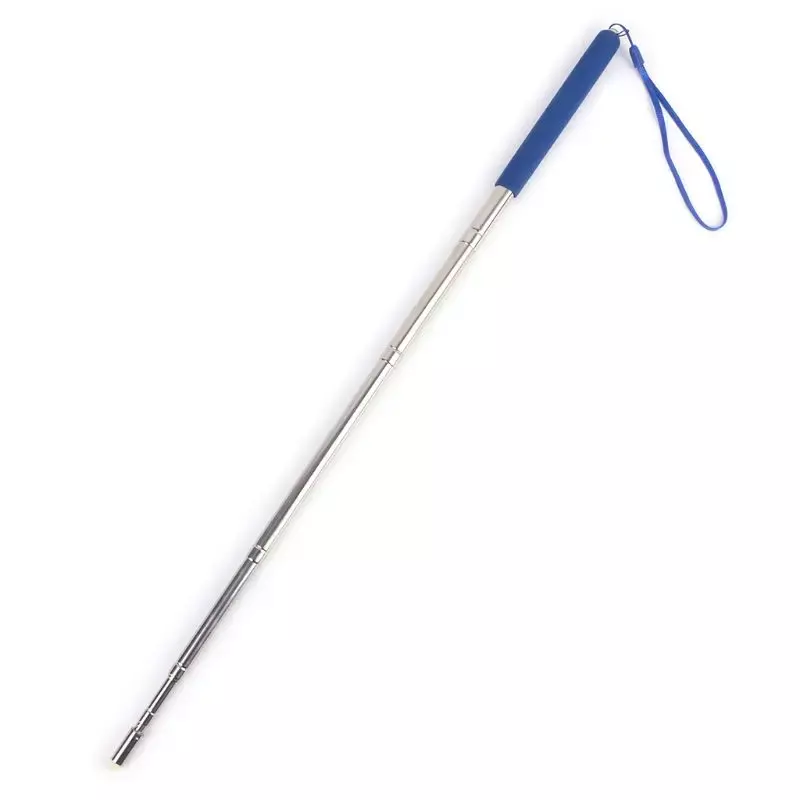 Профессиональная ручка для белой доски, фетровая головка, телескопическая указка для учителей из нержавеющей стали, 1 м