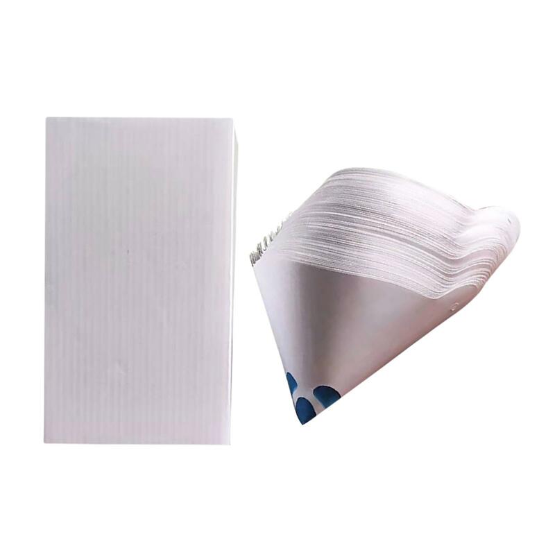 Paquete de papel de filtro cónico para proyectos de pintura automotriz, paquete de 100, 100 unidades