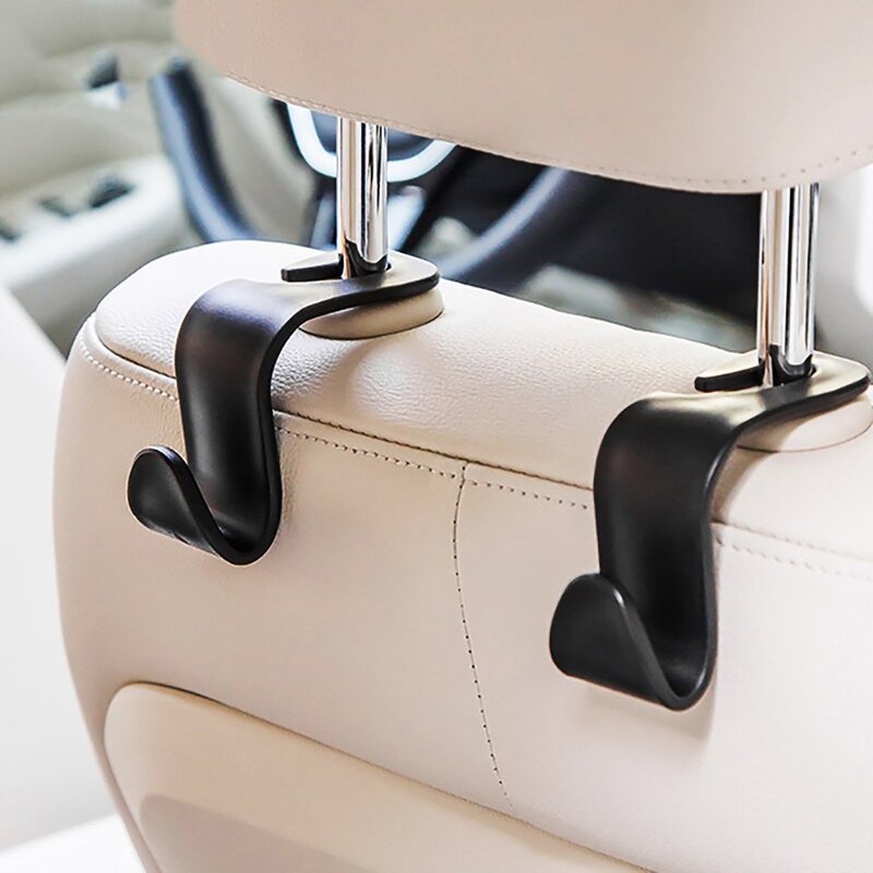 1Pcs Auto Hoofdsteun Haak Voor Auto Back Seat Organizer Hanger Auto Levert Opslag Houder Voor Handtas Portemonnee Tassen kleding Jassen