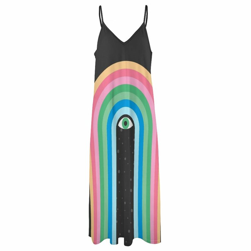 Galaxy Tears Sleeveless Dress Woman clothing Women's long dress beach dresses