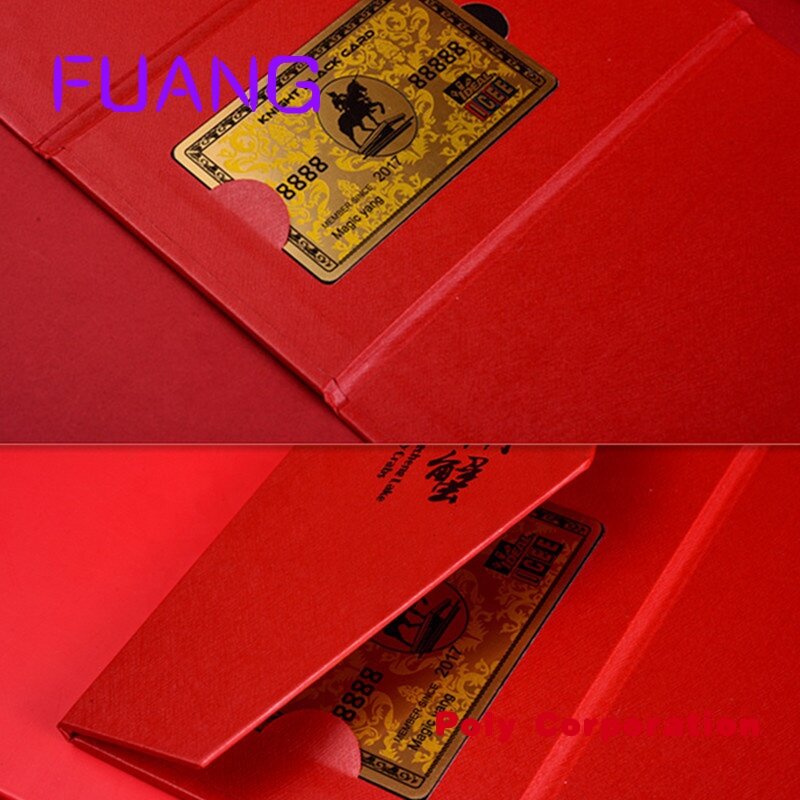 Оригинальная Подарочная бумажная коробка тройного сложения с напечатанным логотипом для упаковки кредитных карт