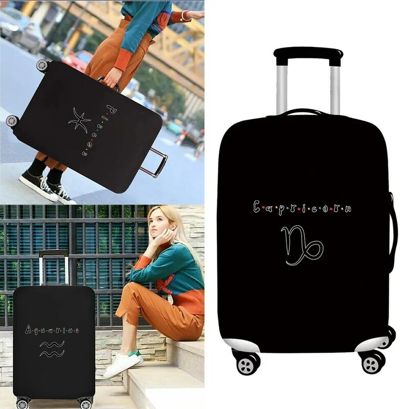 Чехол для чемодана, задняя крышка для чемодана, износостойкая, с созвездиями, защитный чехол для путешествий