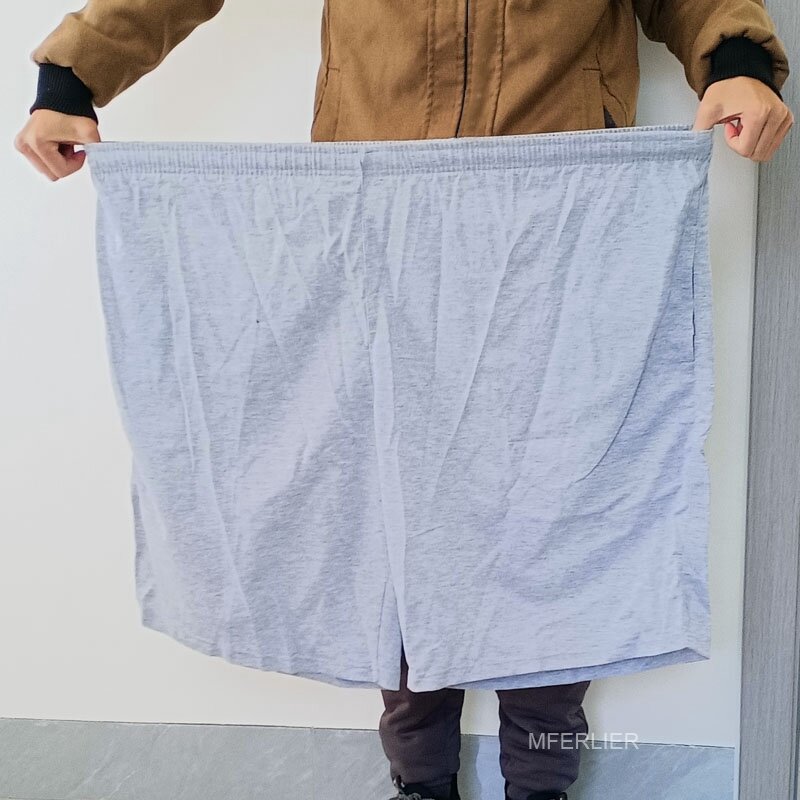 Mferlier verão shorts men tamanho grande 5xl 6xl 7xl 145kg na altura do joelho shorts