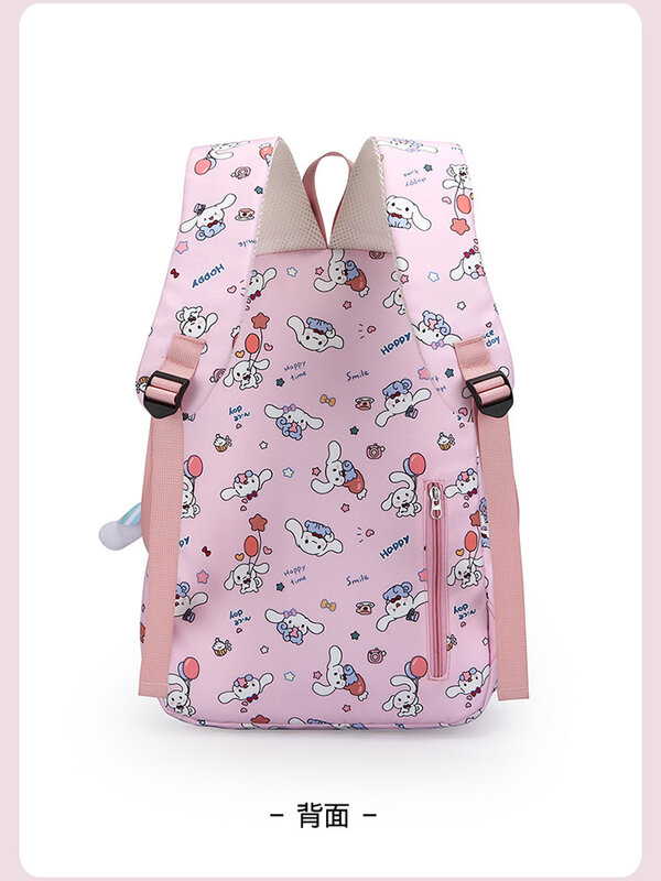 HelloKitty Cartoon Schoolbag para alunos do ensino primário e secundário, bonito e elegante, mochila de grande capacidade para mulheres