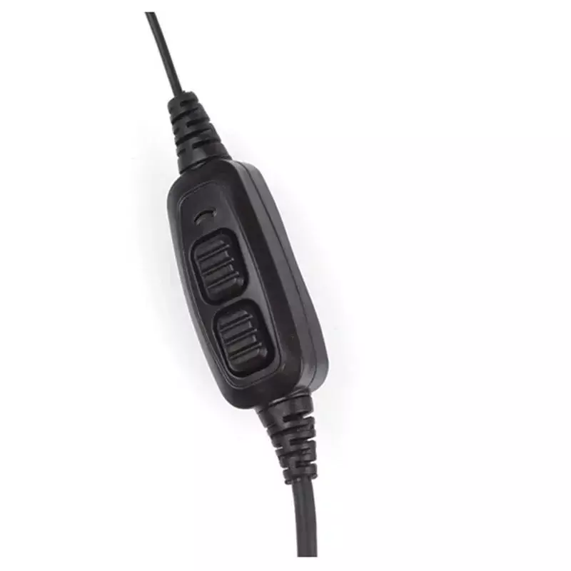 Dla BAOFENG uv-82 akcesoria dual PTT zestaw słuchawkowy słuchawka z mikrofonem mikrofon dla UV 82 UV82L UV-89 2-way radio