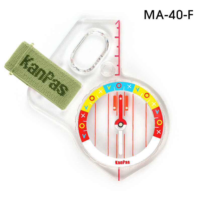 Stockowa cena sprzedaży/kompas treningowy do orientacji na orientację, podstawowy kompas na kciuk, MA-40-F
