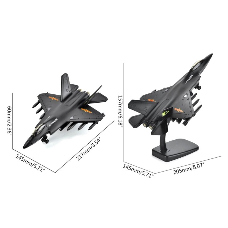 Diecast Fighter Jet Pullback Mechanism Jet Plane Toy for Boys Air Force Metal Pull Back Airplanes Party Favor G99C