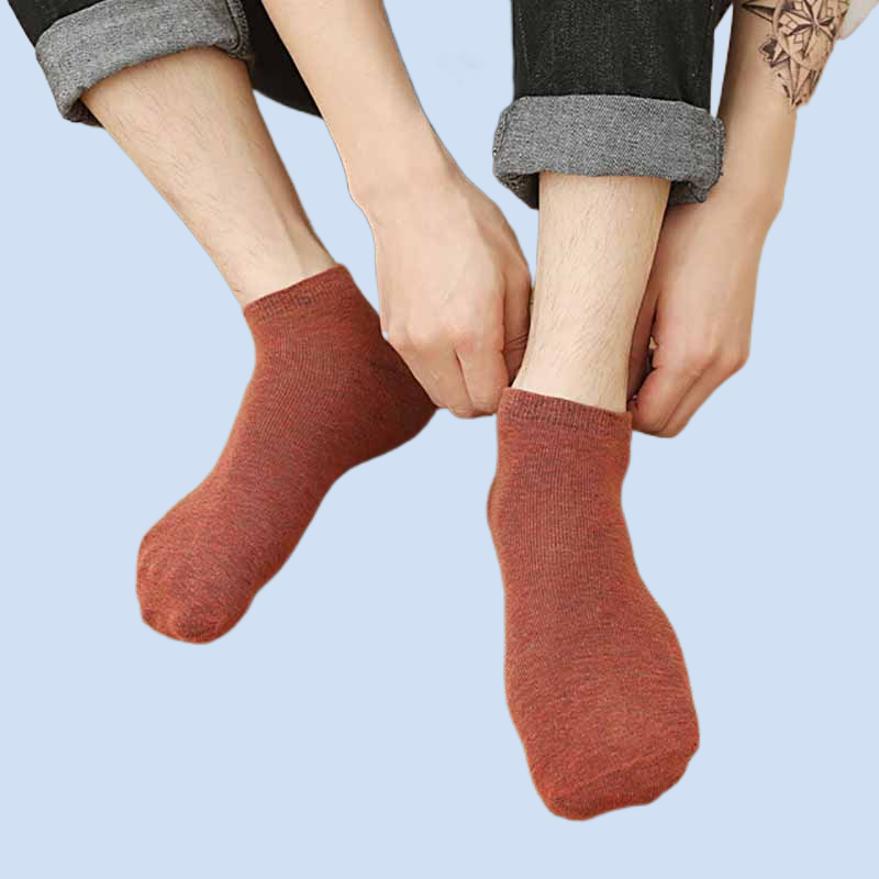 5 Paar 1 Los Baumwolle Herren Socken Pack atmungsaktive Socken Set hochwertige kurze Socken schwarz Knöchel kurzes Geschenk für Mann Größe 39-44 Sox