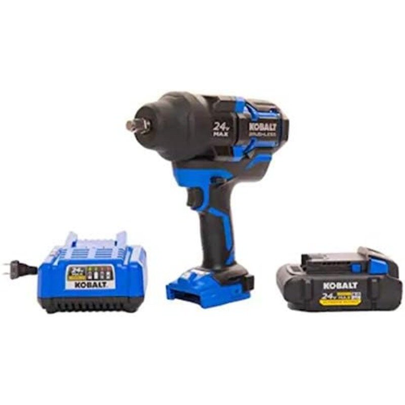 Kobalt XTR 24-Volt Max 1/2-in Drive Cordless Impact Wrench (1-Battery Included)