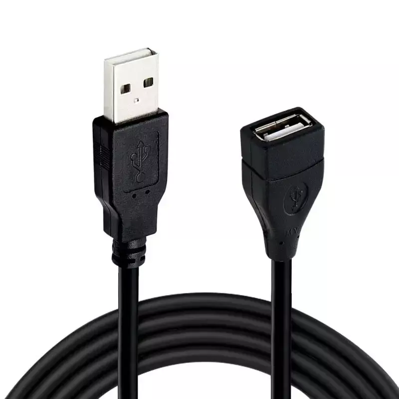 0.6m/1m/1.5m Wire Data Transmission Line Superhighspeed Data Extension Cable For Display Projector USB 2.0 Cable Extension Cable