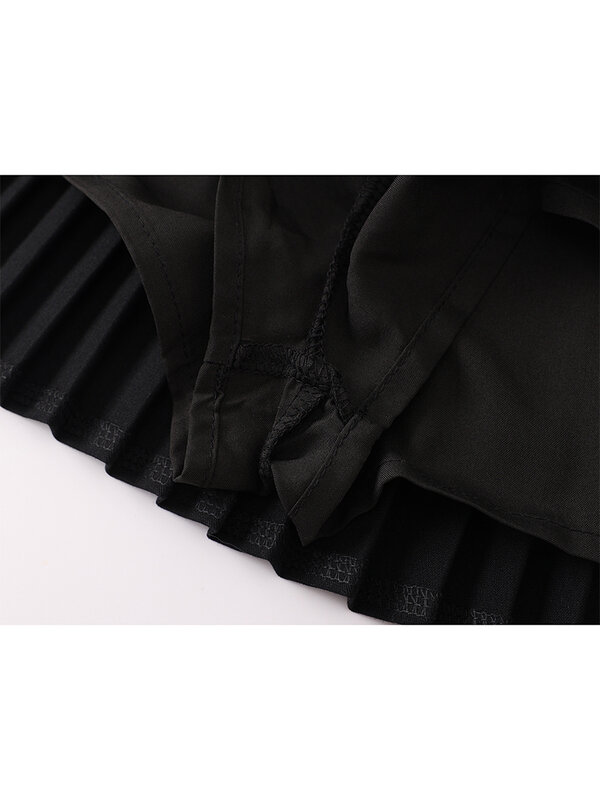 Мини-юбка женская плиссированная в японском стиле, с цепочкой, Y2k