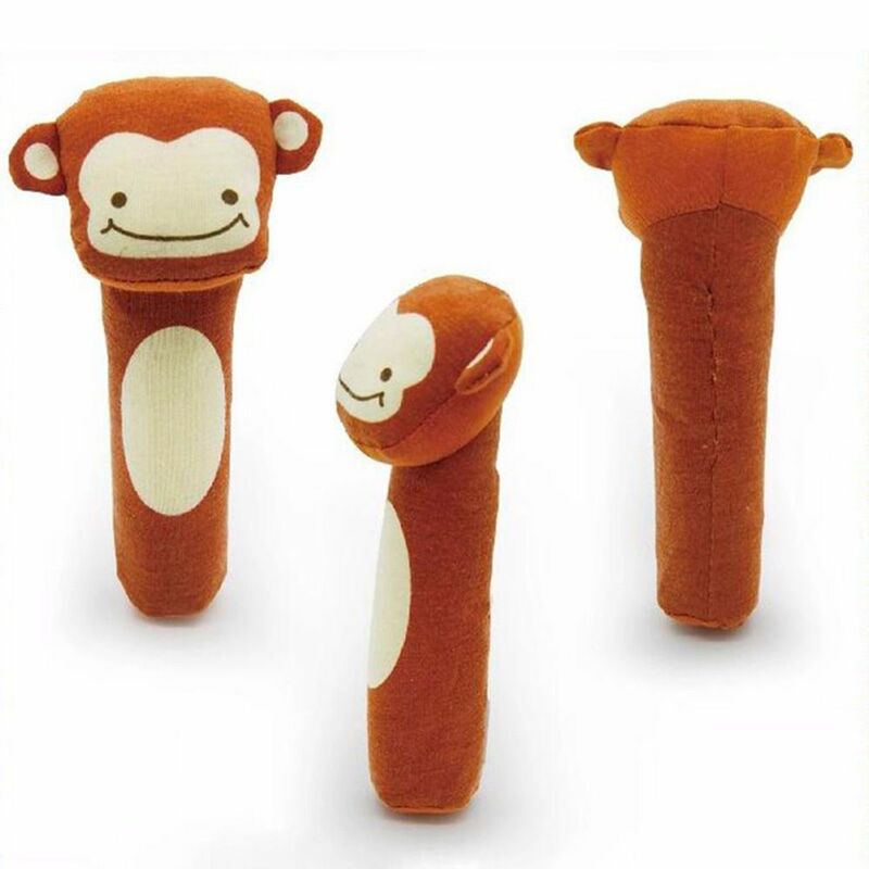 Мягкий детский подарок с BI-BI плюшевая игрушка со звуком, образовательная игрушка, мультяшная детская погремушка