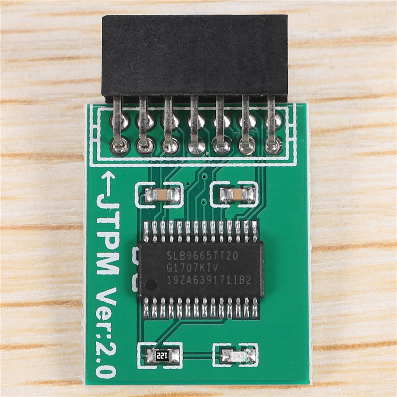 TPM 2.0 암호화 보안 모듈, 원격 카드 LPC-14PIN 모듈, 14 핀 LPC, MSI TPM 2.0 LPC, 14 핀 보안 모듈