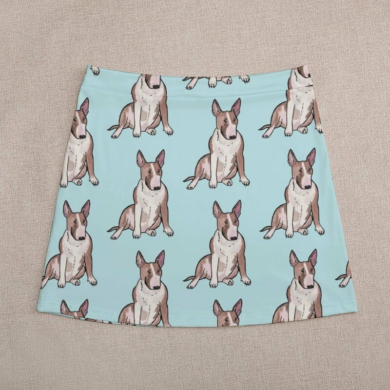 Bull Terrier Mini Skirt Skirt for girls novelty in clothes elegant social women's skirts