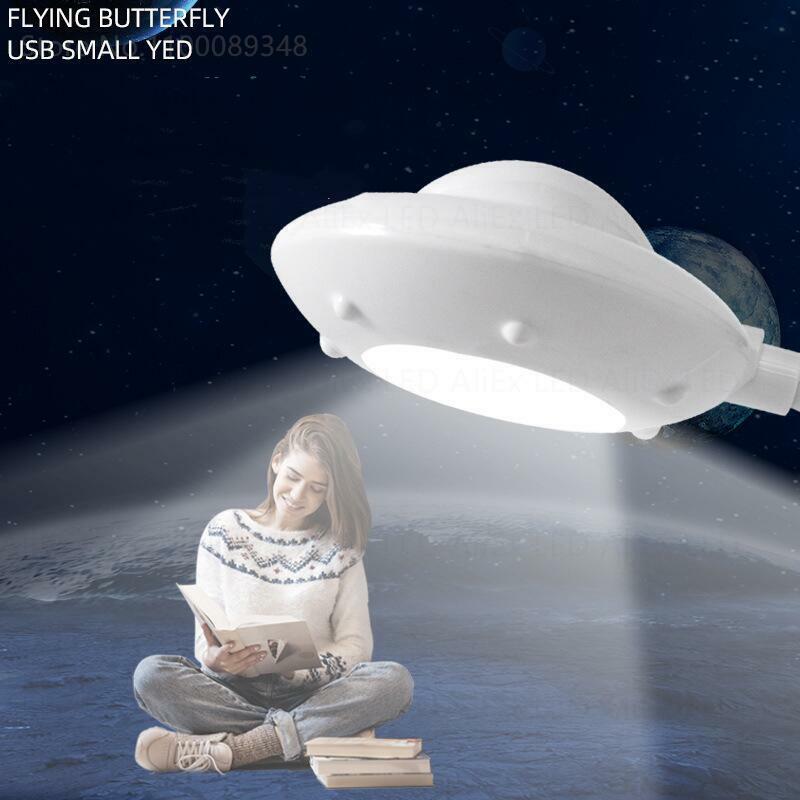 Светодиодная лампа в стиле астронавта, гибкий ночсветильник с питанием от USB, настольная лампа для защиты глаз, светильник льник для чтения для ноутбука, ПК, ноутбука