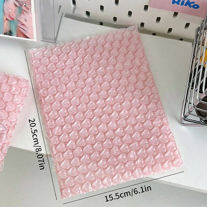10Pcs Foam Packing Bags Envelope Clear Protective Wrap Bubble Bag Double Film Shockproof Package Cushioning Covers
