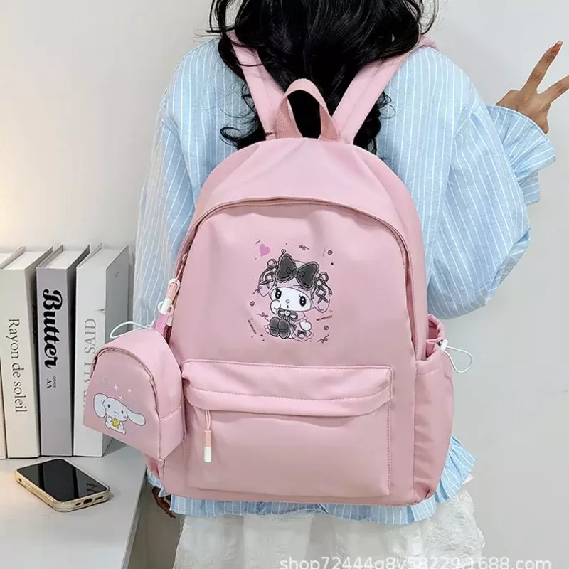 Sanrio New Melody Tornister studencki Clow M Cute Cartoon Lekki i duży plecak Pacha Dog