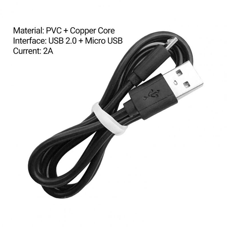 충전 와이어 케이블 무료 안정적인 출력, 마이크로 USB 충전 케이블, 휴대폰 코드, 블루투스 호환 헤드셋, 2A