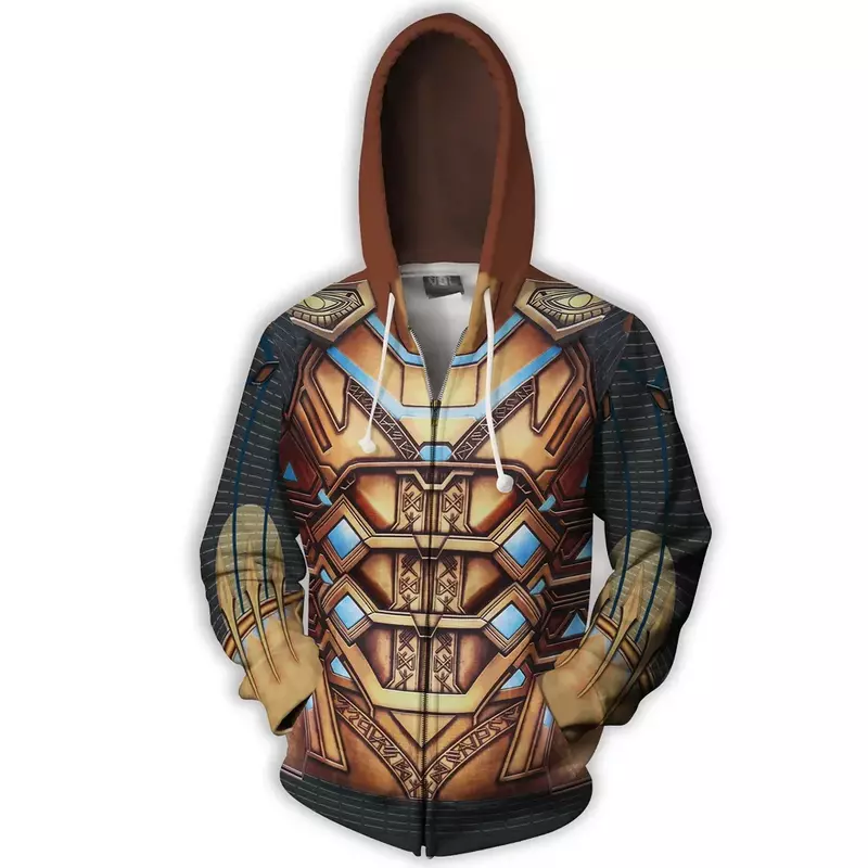 Game Half-Life Dr.Gordon Freeman 3D Print Hoodies Jacket for Men Spring and Autumn Coat Tops Cosplay Costume Christmas Gift
