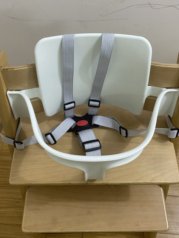 Cintura di sicurezza per sedia di crescita per stokke sedia da pranzo per bambini seggioloni cintura fissa cintura di sicurezza con cinturino a cinque punti