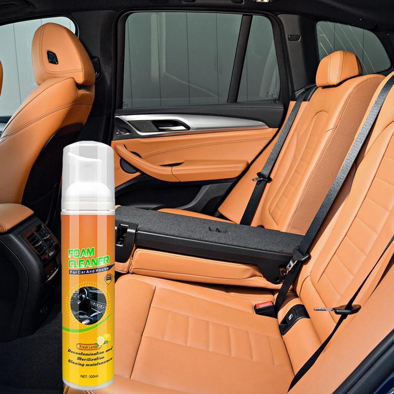Car Interior Cleaner Anti-UV Multi-Use Foam Spray For Car Seat Car Wash Equipment For Metal Gelcoat Fabrics Leather Rubber Glass