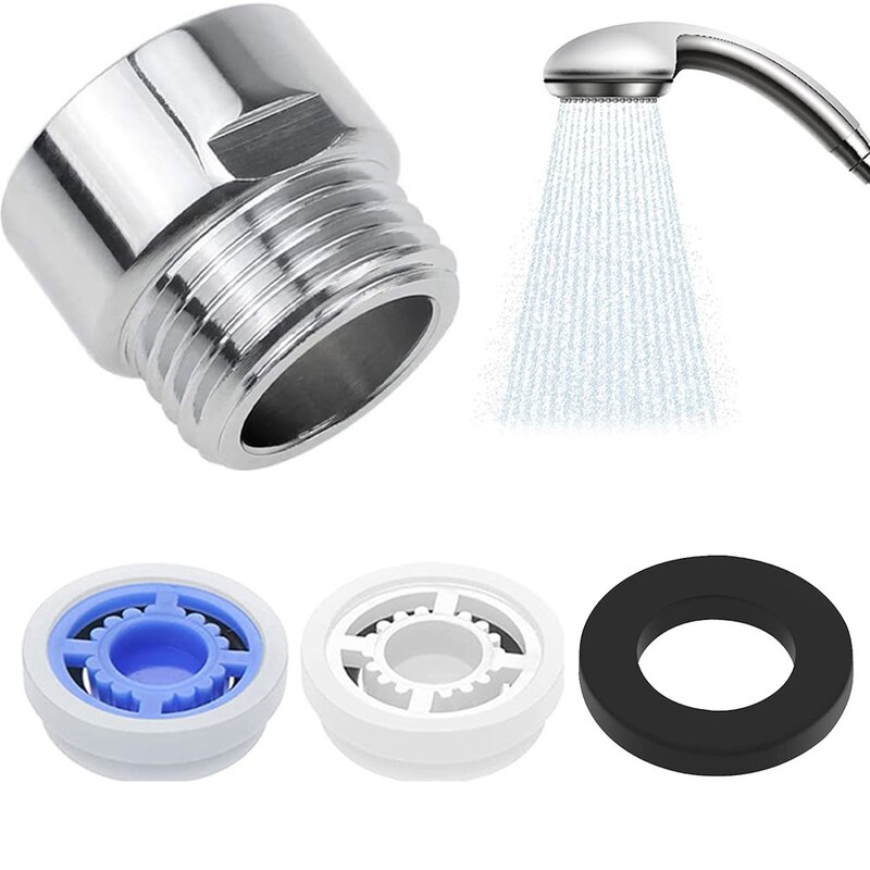 Reductor de flujo limitador adaptador de ducha, accesorios de baño, regulador de flujo, limitador, duradero, práctico, 1/2 pulgadas