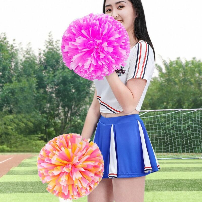 Pompom Permainan murah praktis pemandu sorak bola bunga penggembira berlaku untuk perlengkapan pertandingan olahraga dansa dan dekorasi konser pompom