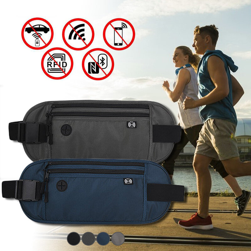 Marsupio da corsa sportivo Unisex borsa da Fitness multifunzionale per esterni borsa da cintura impermeabile per telefono di grande capacità accessori da corsa