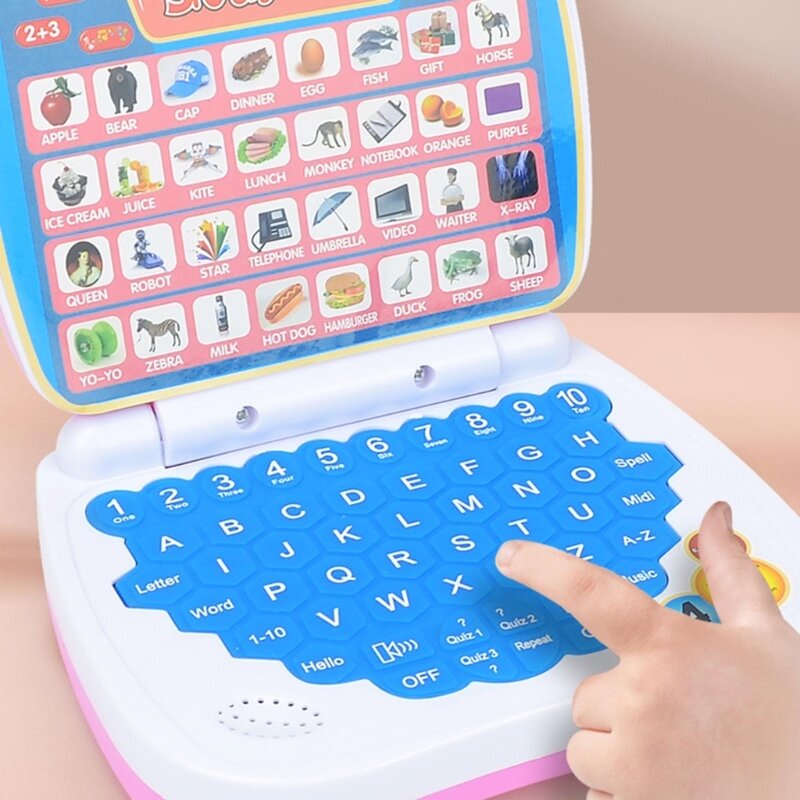 유아 및 어린이를위한 교육 장난감을위한 학습 기계 3,4,5 세 소년 소녀를위한 유치원 노트북 장난감