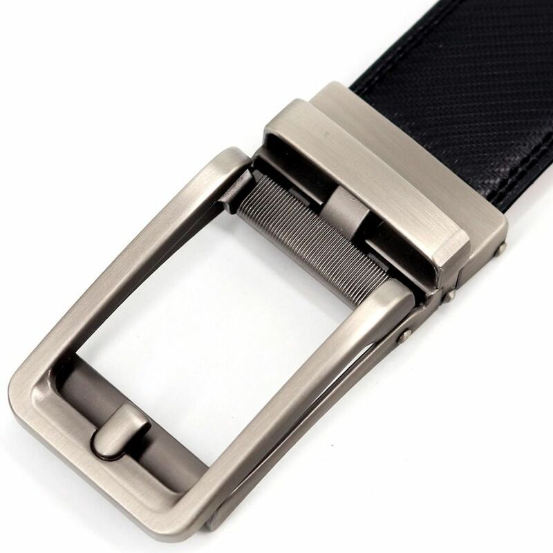 Tête de ceinture classique sans trou 32mm, artisanat décontracté, bricolage Durable, boucle automatique, barre d'extrémité de ceinture à cliquet