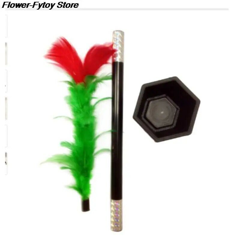 1 Set Magic Wand To Flower Magic Trick Easy Magic Tricks Show Prop Toy For Boys Funny Toys For Adults Kids