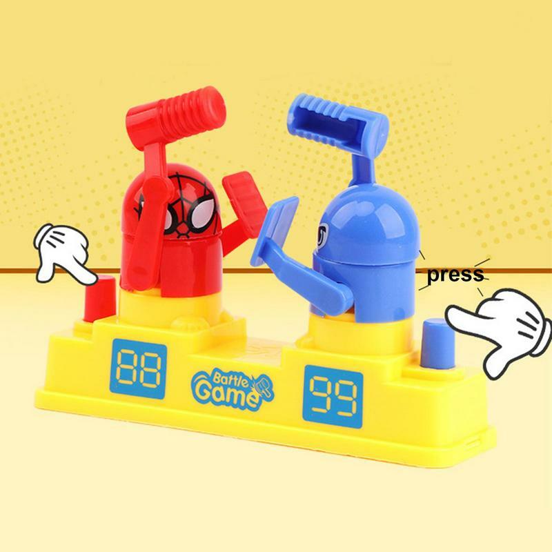 Robot pertarungan permainan atas meja gulat robot pertempuran interaktif bot pertempuran interaktif bot tempur mainan tinju untuk anak laki-laki