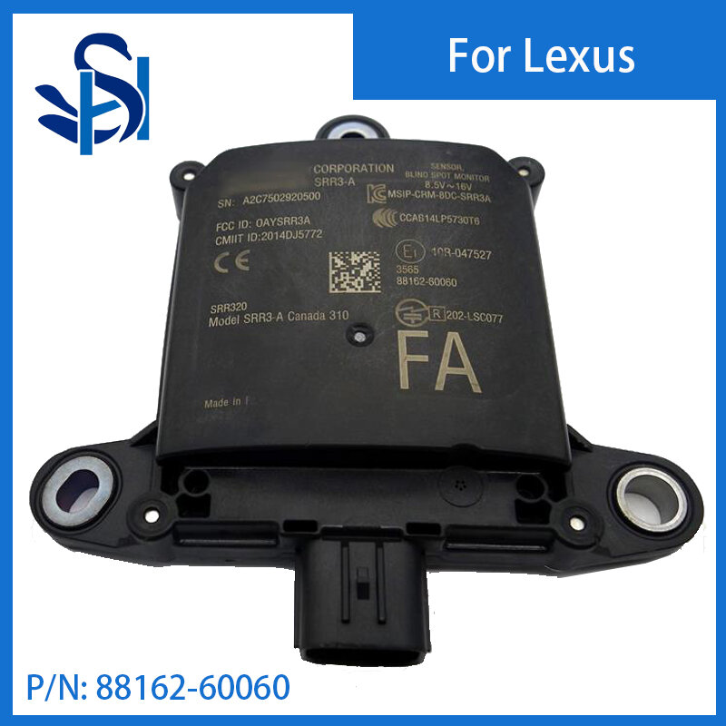 Sensor Radar para Lexus LX570, Monitor de Ponto Cego, Monitor de Distância, 162, 88-60060