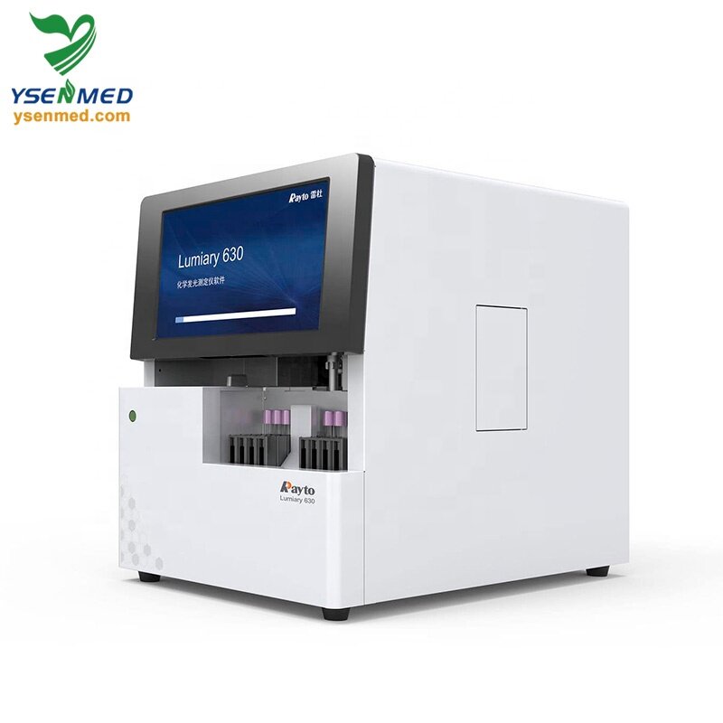 Analizzatore automatico di chemiluminescenza Rayto lumray 630 per analizzatore immunologico meidical da laboratorio poct cinese