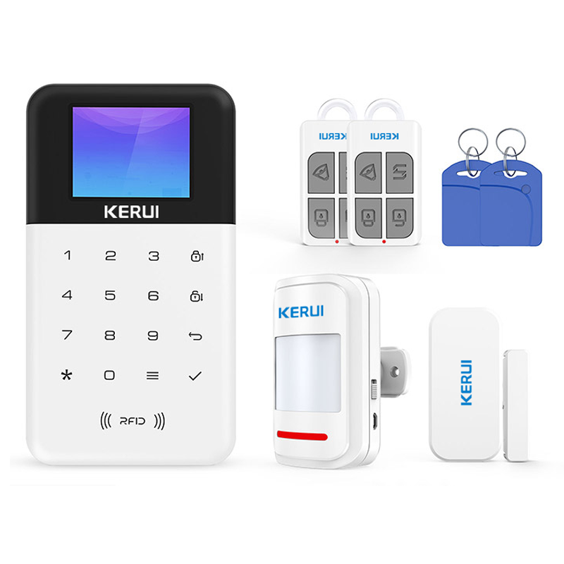 Czujnik ruchu drzwi GSM KERUI czujnik alarmowy bezprzewodowy System alarmowy Tuya