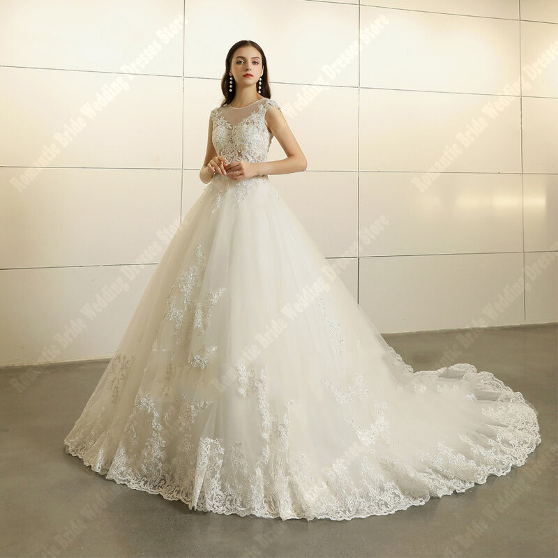 Boho eleganti abiti da sposa per le donne Sexy Glitter Tulle superficie abiti da sposa straccio lunghezza principessa Vestidos De Novias 2024