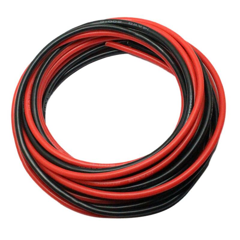 2 Rolls of 14 AWG 50 Feet Silicone Wire Flexible Stranded Copper Cable