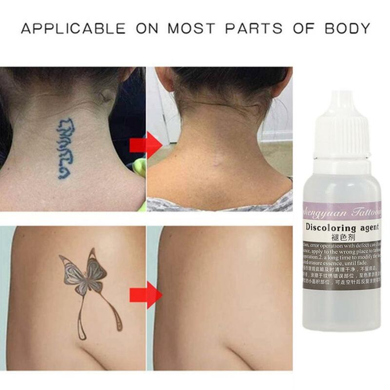 Pigmento indolor natural planta desbotamento agente, tatuagem corrector, removedor de limpeza do corpo, tatuagens branqueamento, suave pele cuidados tinta, 1 F7O7