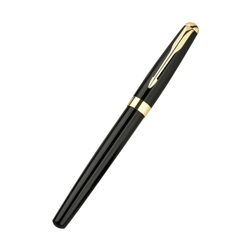 Роскошная металлическая шариковая ручка с черными чернилами для письма, офиса, школьных принадлежностей, канцелярских LX9A