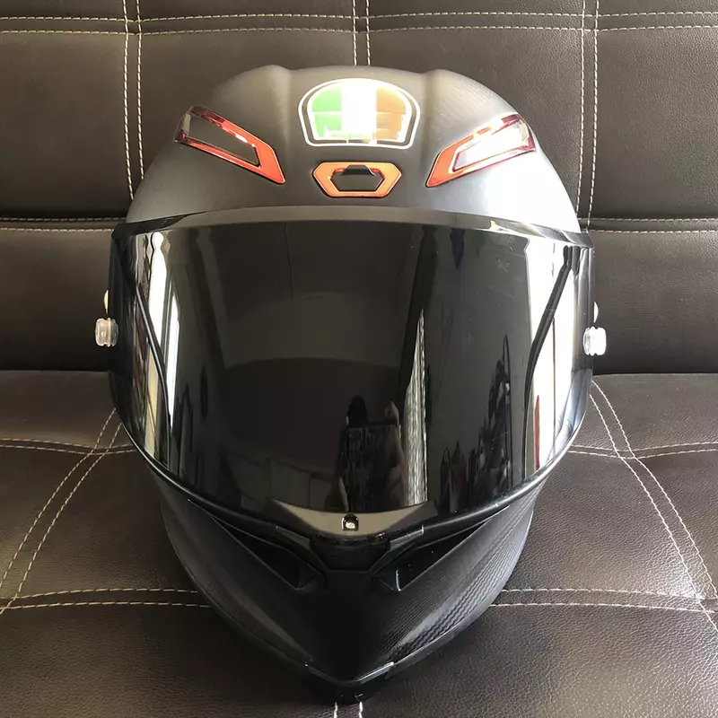 11 Warna Tersedia Lensa Helm Sepeda Motor Kacamata Pelindung Lensa Penutup Wajah Penuh untuk AGV Pista GPR GP RR Corsa R RACE 3