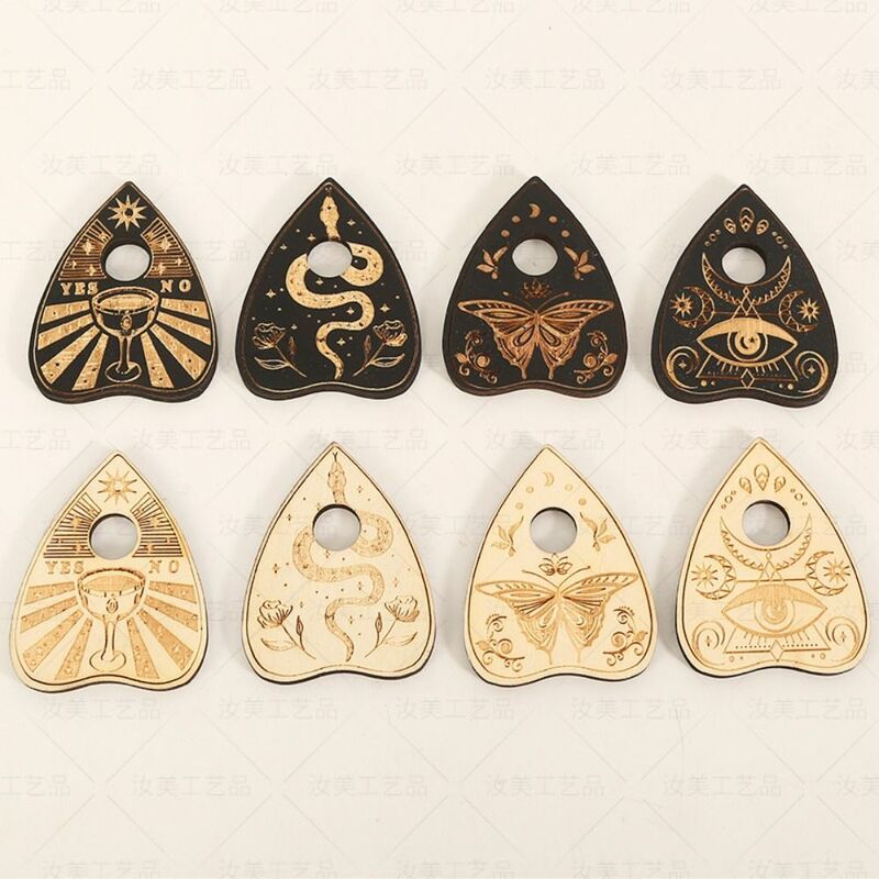 4Pcs/set Lotus-shaped Crystal Ball Holder Board Animal Pattern Wooden Carved Jewelry Display Shelf Wooden Heart-shaped Tray