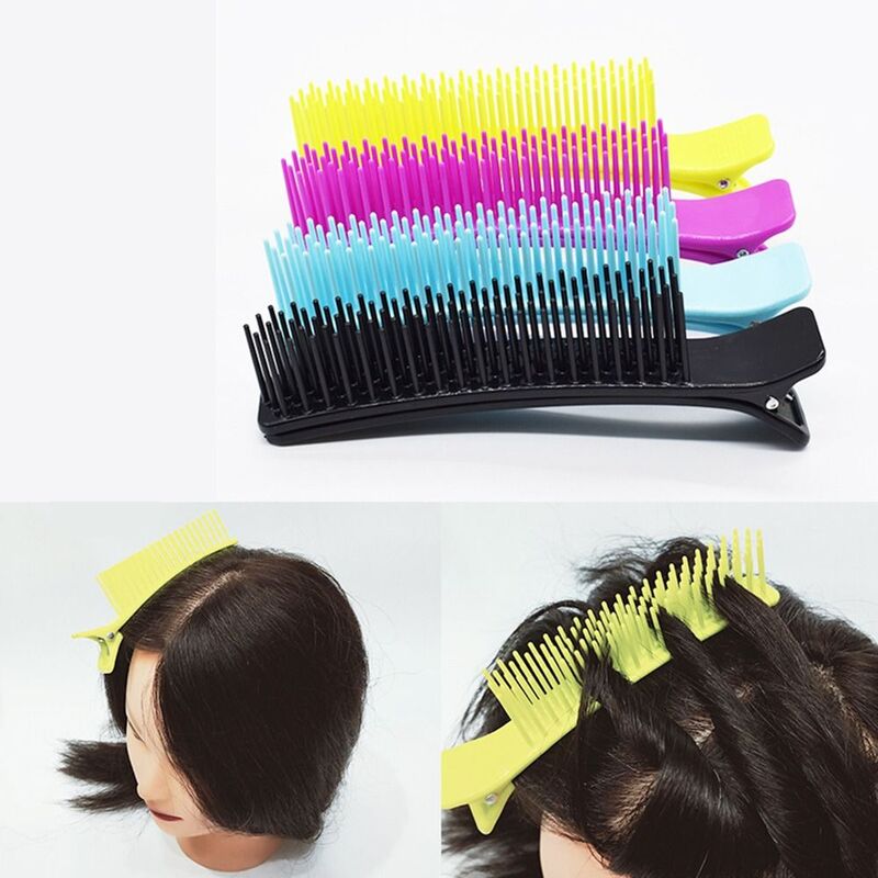 ABS Wide Teeth Hairdressing Clips, Clips de cabelo multifunções, DIY Styling Tool, Professional Salon Hair Clips para mulheres