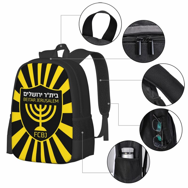 Туристический рюкзак FCBJ Beitar из Израиля для ноутбука, деловая школьная сумка для компьютера, подарок для мужчин и женщин
