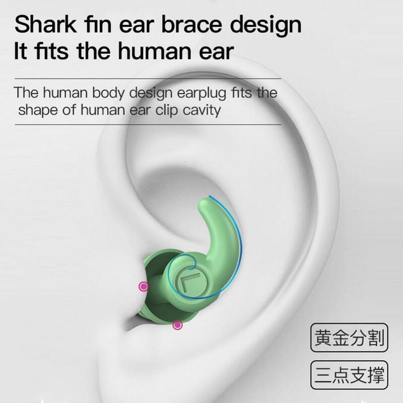 방수 귀마개 소음 방지 귀마개, 실리콘 수면 수영 다이빙 서핑 소프트 컴포트 귀마개 귀 보호 액세서리