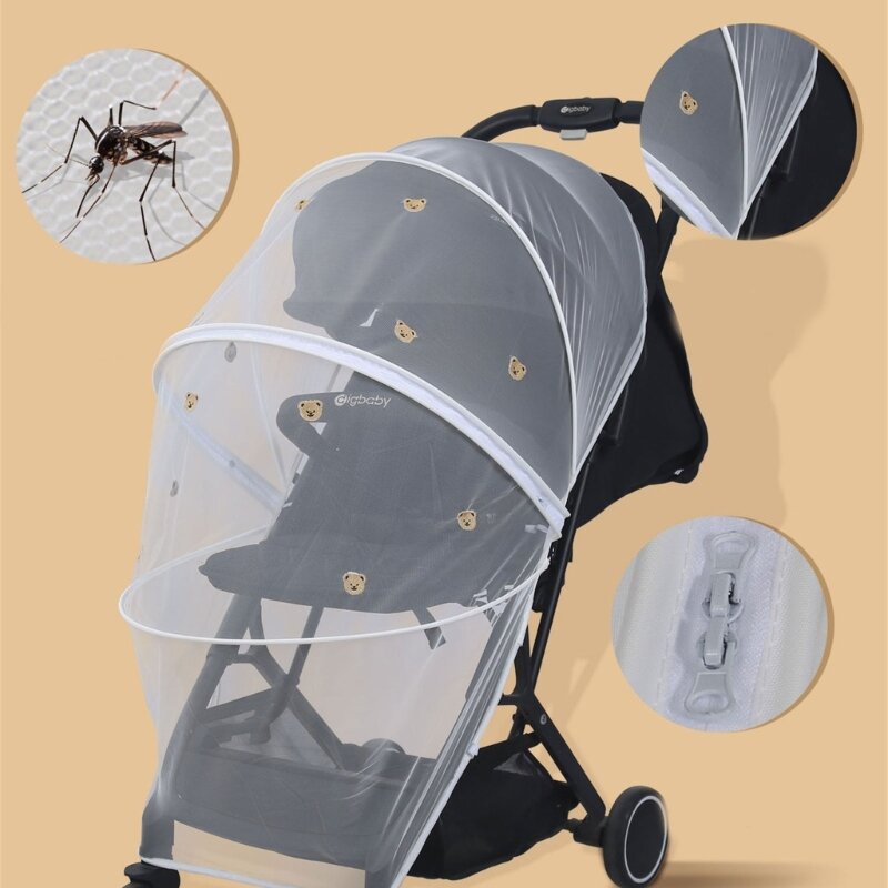 Cubierta Universal para mosquitos, protección contra insectos para cochecito, Verano