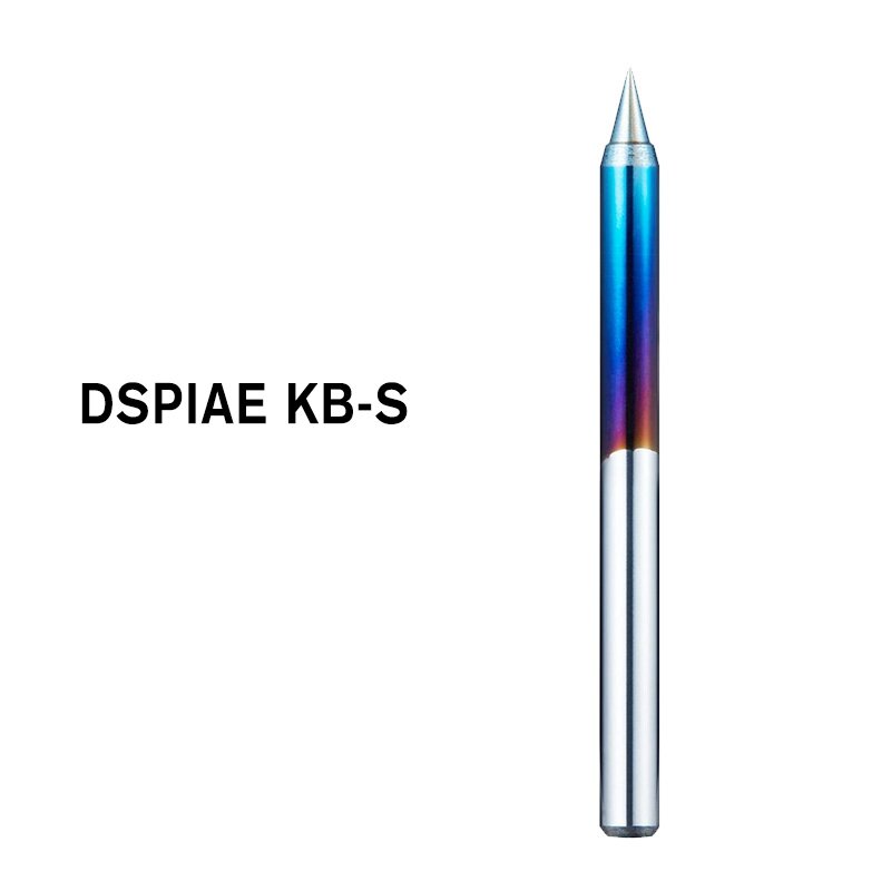 DSPIAE KB-S Tungsten baja Titanium Plating ukiran jarum 3.175mm Shank untuk hobi militer Model DIY elemen alat tangan