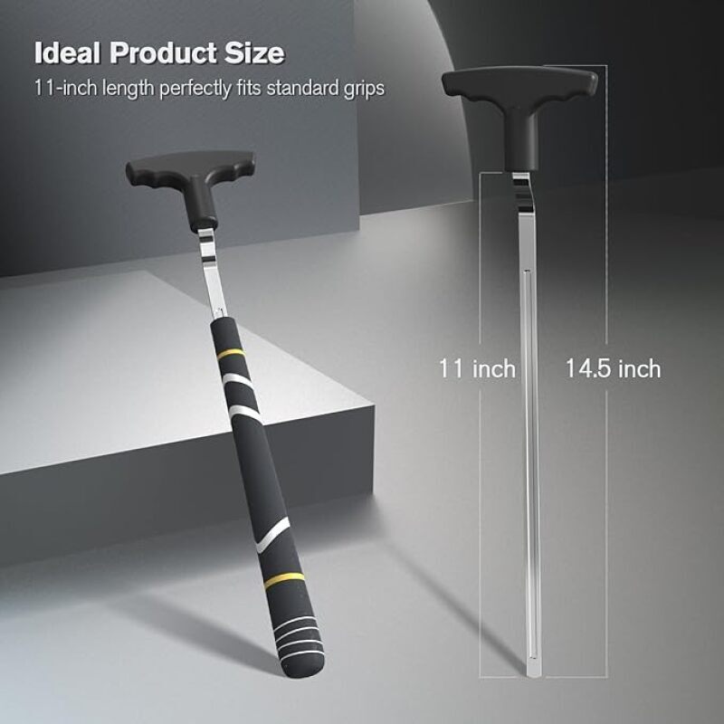 Golf Grip Remoção Tool Kit, V-Groove Grip removedor, Saver para comprimento padrão Swinging Grips, 1Pc