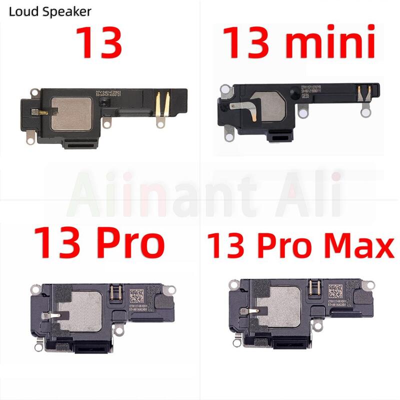 AiinAnt 오리지널 버튼 라우드 스피커 센서, 근접 라우드 탑 이어 이어피스 스피커, 플렉스 케이블, 전화 수리 예비 부품 For iPhone 13 Pro Max mini