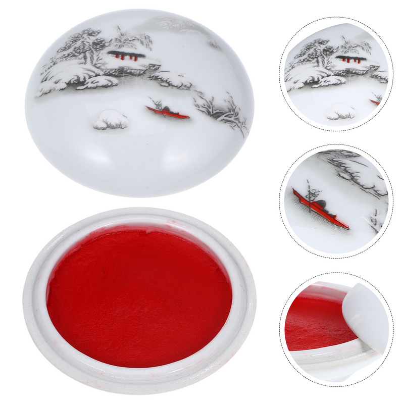Ink Pad Painting Painting and Seal Cutting Supplies Exquisite Calligraphy Traditional Chinese Painting