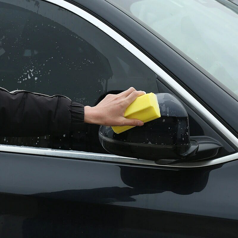 3Pcs/5Pcs Damp Clean Duster Sponge Home Car Wet Cleaning Sponge Duster Reusable Detailing Wash Brush Auto Cleaning Accessories